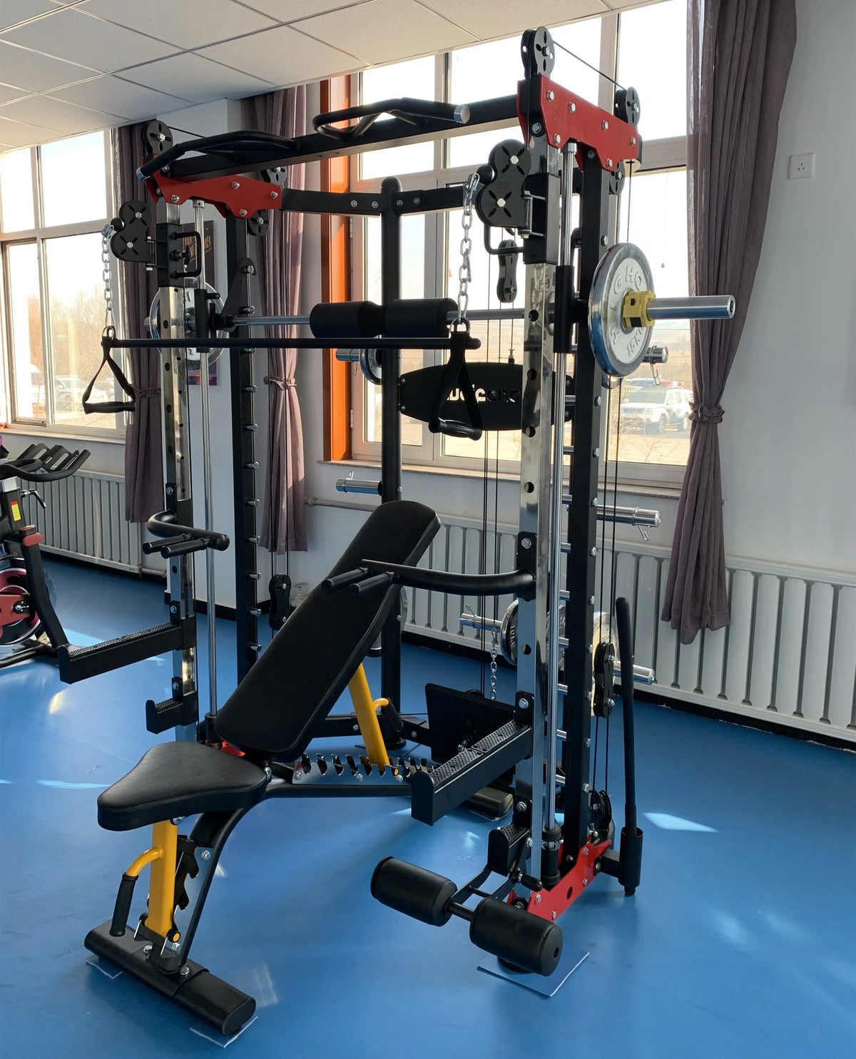 Excellent Home Gym Equipment Multi Function Smith Machine with Customized Logo