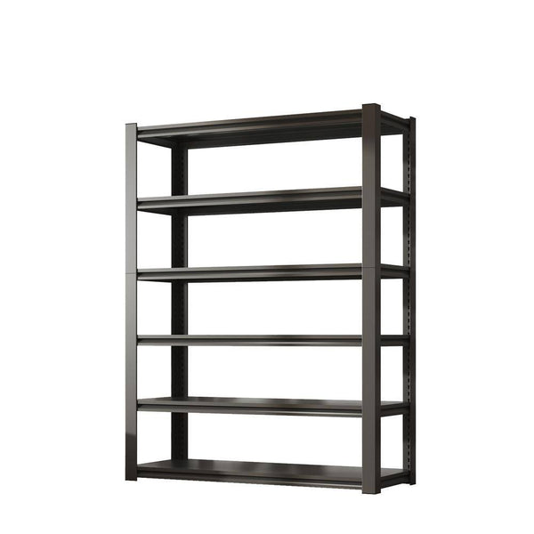 Heavy Duty Metal Storage Rack Built for Industrial Use, 6-Tier Adjustable, 2400 lb Capacity, 82 Inch Height